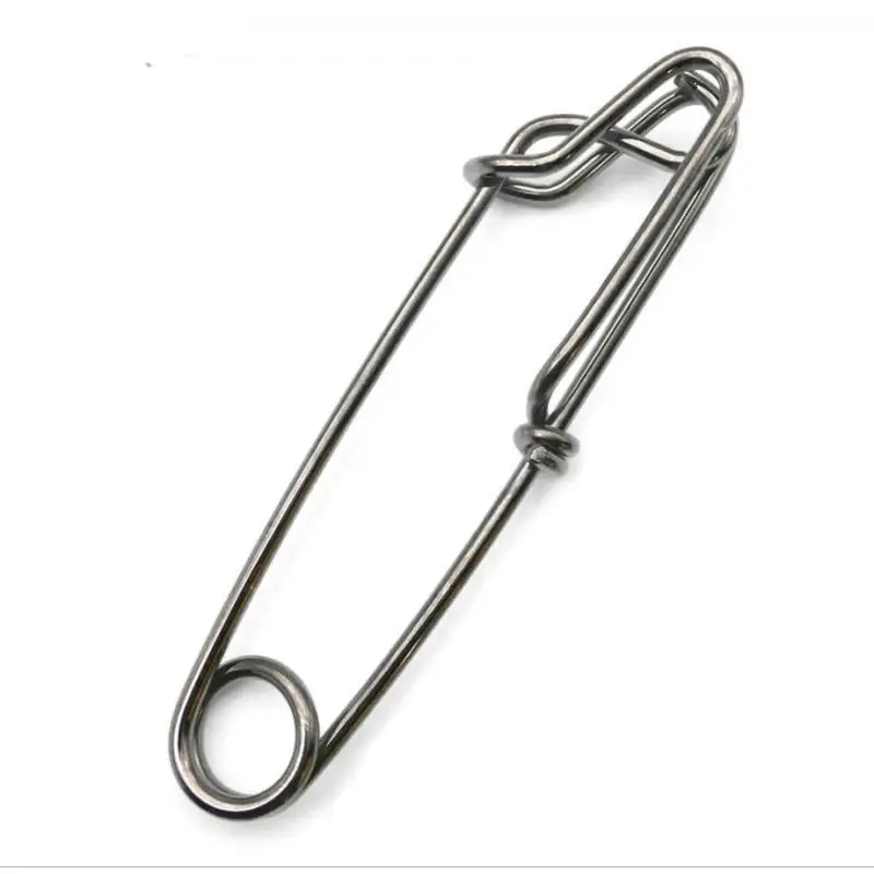 10Pc Stainless Steel Longline Branch Hanger Float Line Tuna Clip 3 Size