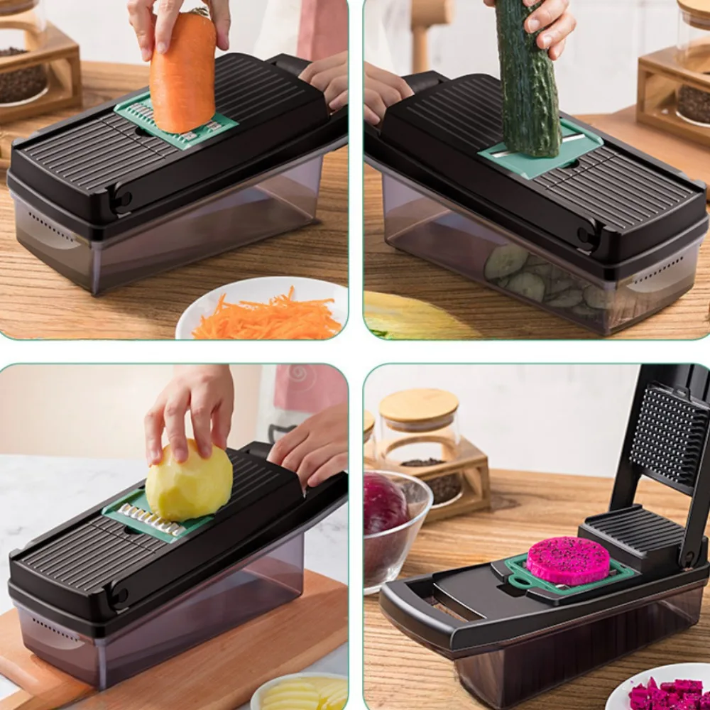Vegetable Slicer Multifunctional Vegetables Chopper Handle Grate Food Choppers Vegetable Slicer Dicer Cut Kitchen Accessories