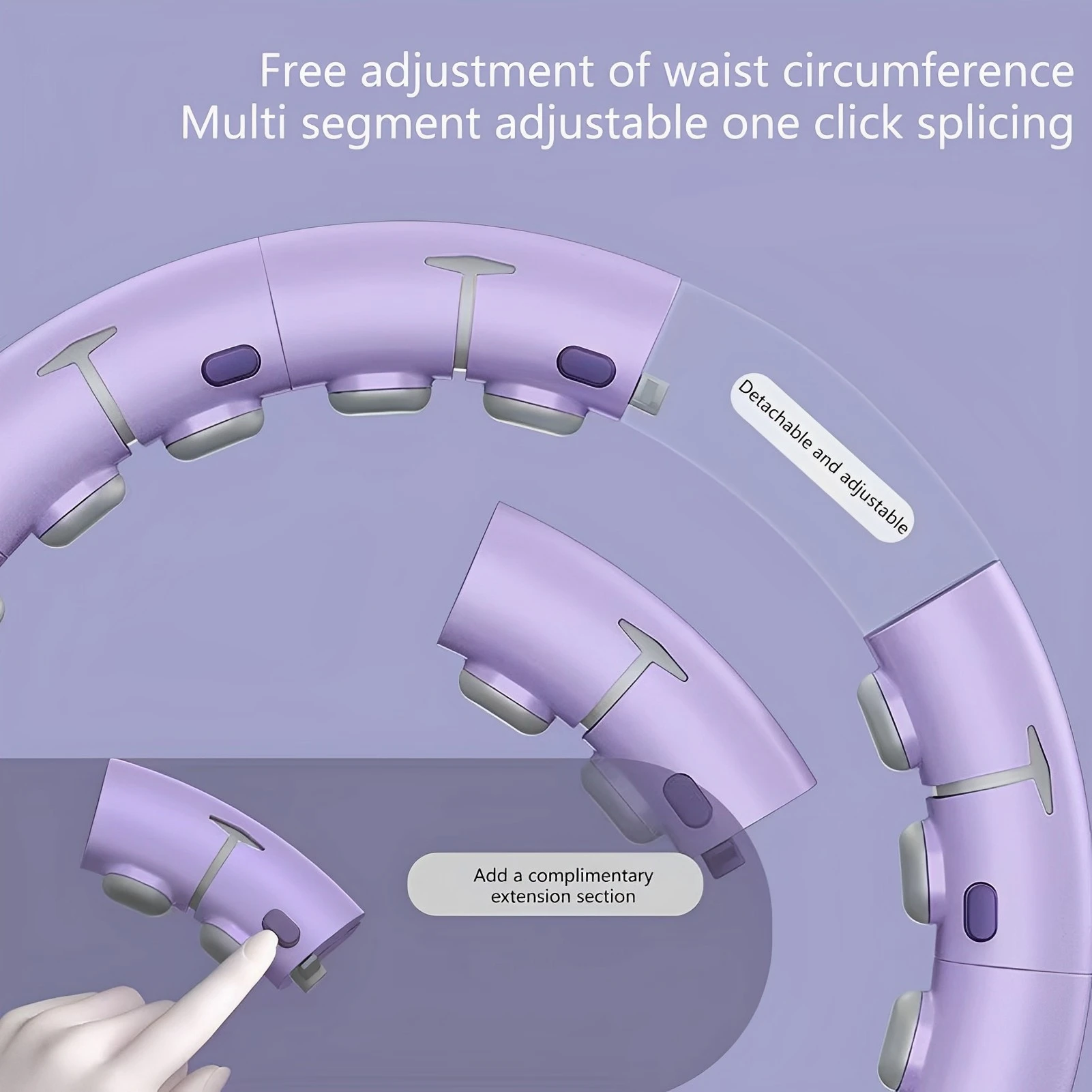 Smart Weighted Fitness Hu La Hoop Fitness Massage Exercise Circle with Ball and Counter for Adults Weight Loss fitness hoop
