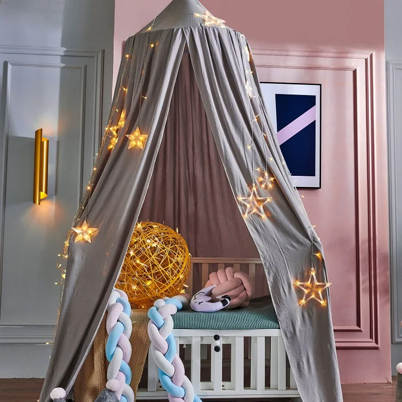 Mosquitera ajustable para cuna de bebé, mosquitera con soporte de princesa,  estilo moderno, red para tienda de campaña, decoración de cama, habitación  B - AliExpress