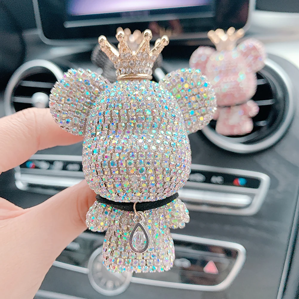 

High-quality Creative Personality Cute Bear Car Air Outlet Aromatherapy Lasting Light Fragrance Car Interior Conditioning Air
