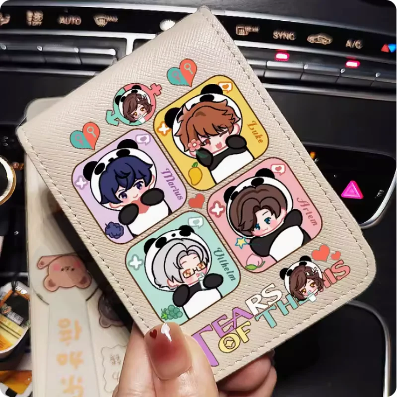 Anime Tears of Themis Luke Artem Vilhelm  Fashion Wallet PU Purse Card Cash Holder Bag Cosplay Gift B505