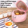 Heart Shaped Rice Cooker Home Multifunctional Rice Cooker Can Be Used For Desserts Soupand Can Be Reserved For Reservation 1.8L 4
