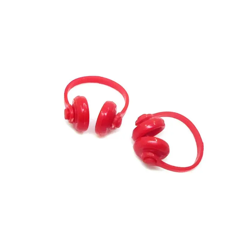 

2 шт., миниатюрные аксессуары для кукольного домика в масштабе 1:12, мини-наушники для кукольного дома Hea, Прямая поставка