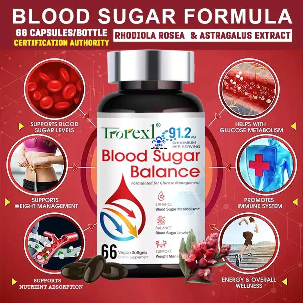 Blood Lipid Supplement Capsules Trorexl Blood Sugar Supplement Diabetes Sugar Blocker