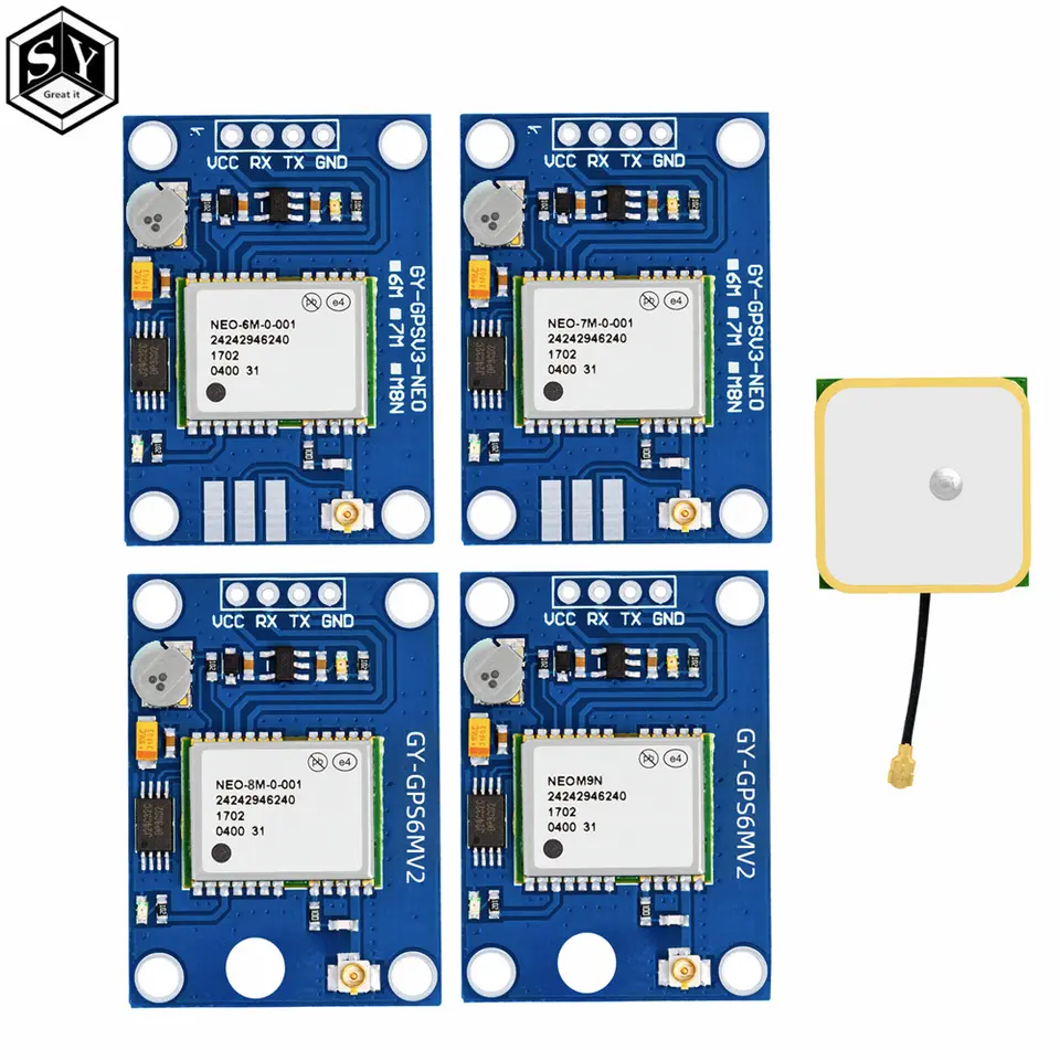 GY-GPSV3 NEO-M8N NEO-M9N NEO-M7N NEO-M6N GPS Module for APM MWC Flight Controller PX4 Pixhawk V2.4.5 APM2.56 APM 1.65 -3.6V image 1