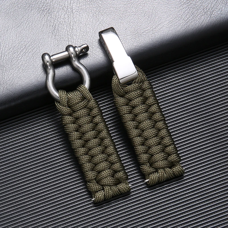 Adjustable Sports Nylon Rope Watch Band with Buckle - Universal Size Replacement Wristband Bracelet