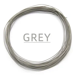 High - Temperature Silver - Plated Copper Wire with PTFE Insulation - 10 Meters (Grey)