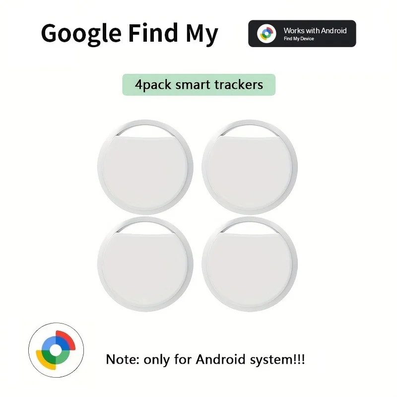 4-Pack Smart GPS Trackers – Universal Anti-Loss Device