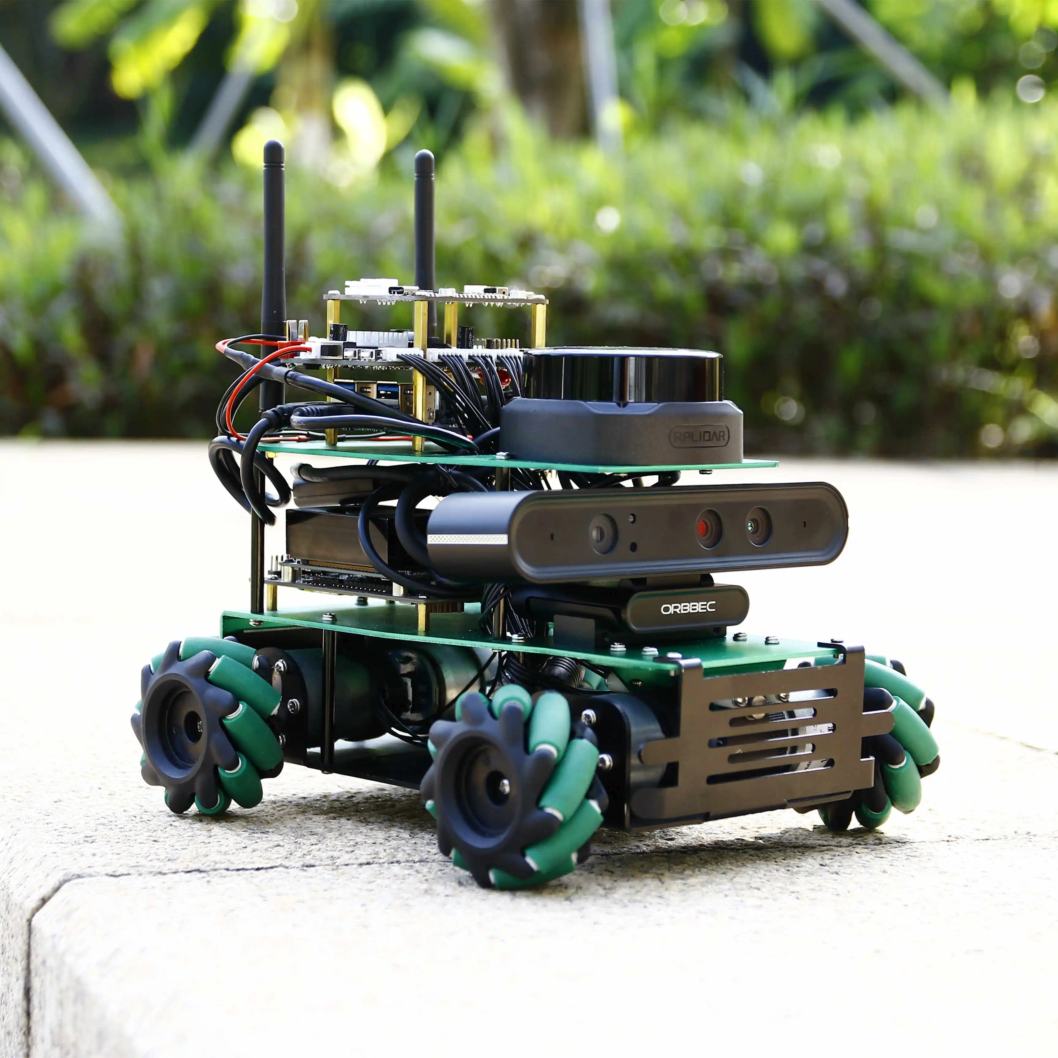 ROSMASTER X3 ROS2 Robot Mecanum Wheel telaio in lega di alluminio pilota automatico mappatura Lidar per Jetson NANO Orin NX Orin NANO RaspberryPi