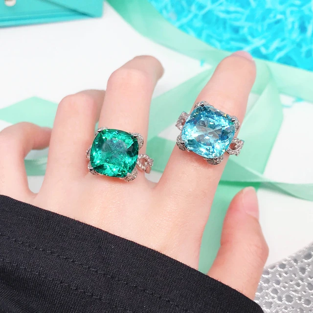 Aquamarine and diamond Ring - Max Wilson Diamond Jewellers