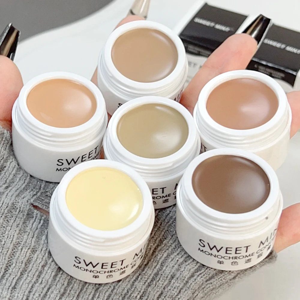 High Coverage Concealer Cream Waterproof Long-lasting Brighten Cover Dark Circles Concealer Multifunction Facial Makeup Cosmetic
