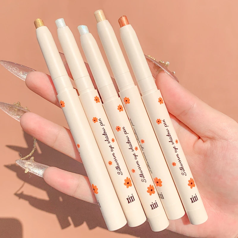 Face Makeup Highlighter Pencil Pearl Brightening Cream Diamond Blue Gold Silver Long Lasting Waterproof Highlighter face highlighter