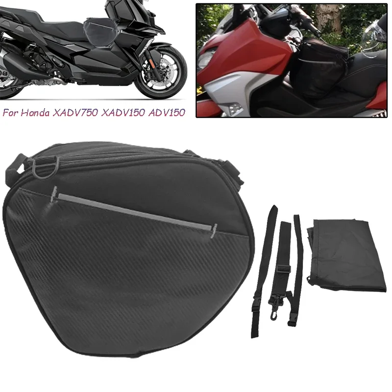 혼다 X-ADV 750 X ADV 750 여행 가방, XADV 750 오토바이 전면 보관 가방, 어깨 스트랩 포함, 스쿠터 터널 Bag20-35L