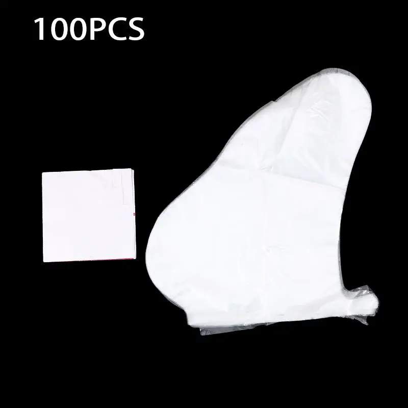 100/200 Stück Einweg-Fußpflegesocken Transparente Fußbeutel PE Fuß-SPA-Abdeckungen Hornhautentferner Fußpflege Pediküre-Werkzeuge – Detail 10