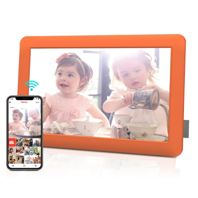 

10.1 Inch Smart WiFi Digital Photo Frame 1280x800 IPS LCD Touch Screen Built in 16GB Memory Good Gift