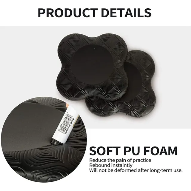 1/2Pcs Yoga Knee Pad Cushion Soft TPE Foam Support Protective Pad for Elbow Leg Arm Balance Exercise Fitness Workout Yoga Mat 3