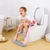 1-8 Years Children's Potty Baby Toilet Seat With Adjustable Ladder Infant Toilet Training Folding Seat Baby Potty Training Seat 2
