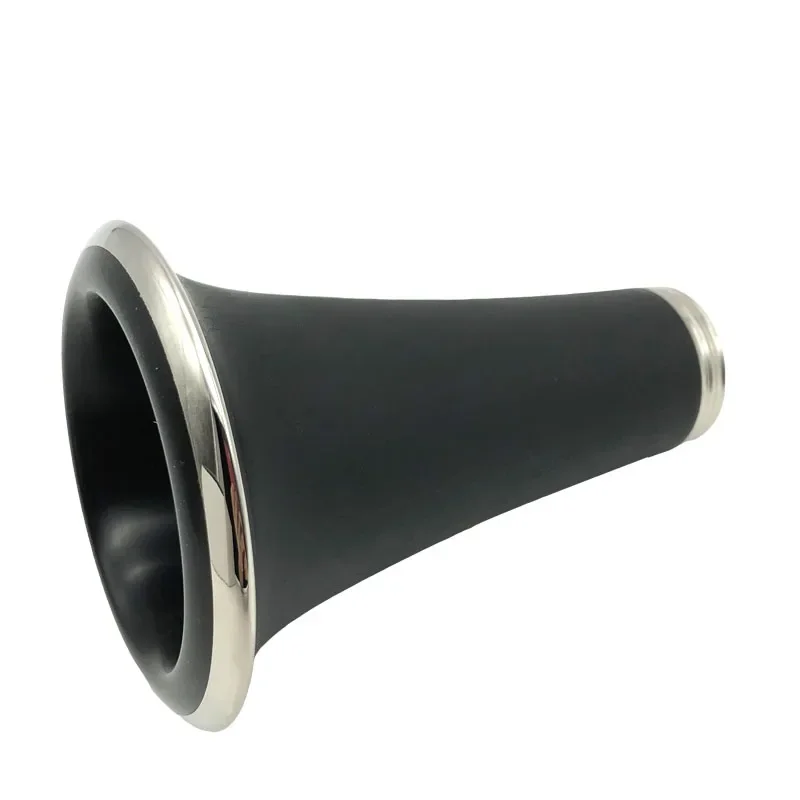 Bb Clarinet Bell with Alloy & Ebonite Construction-Anti-Crack, Anti-Shock Design with External Copper Band, Premium Accessory