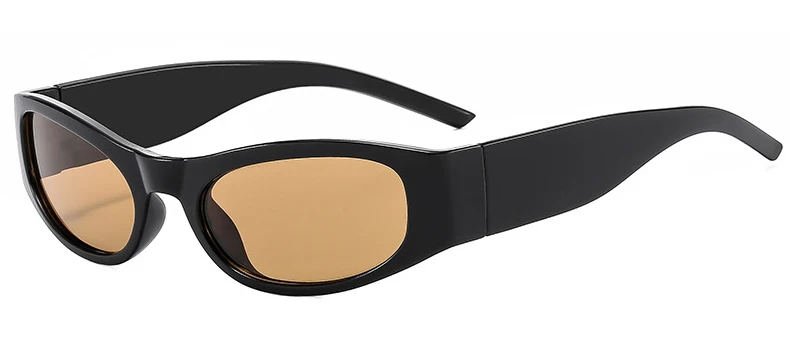 Steampunk Oval Frame Sunglasses with UV400 Protection