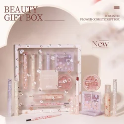 Complete Women's Makeup Kit - Long-Lasting Beauty Collection with 8 Lipsticks (V102A)