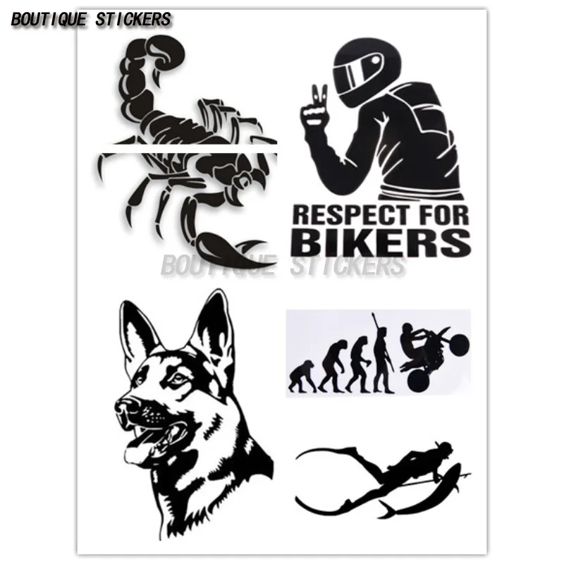 

Scorpion Cool Sticker Dog Diving Decal Personalized Fashion Car Motorcycle Laptop Trolley Case Decal Car Accessories