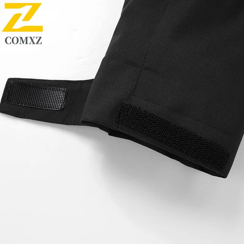 COMXZ Outdoor Mountaineering Mens Jacket Thickened Windproof Warm Coat Casual Travel Cold Resistant Winter New Windbreaker