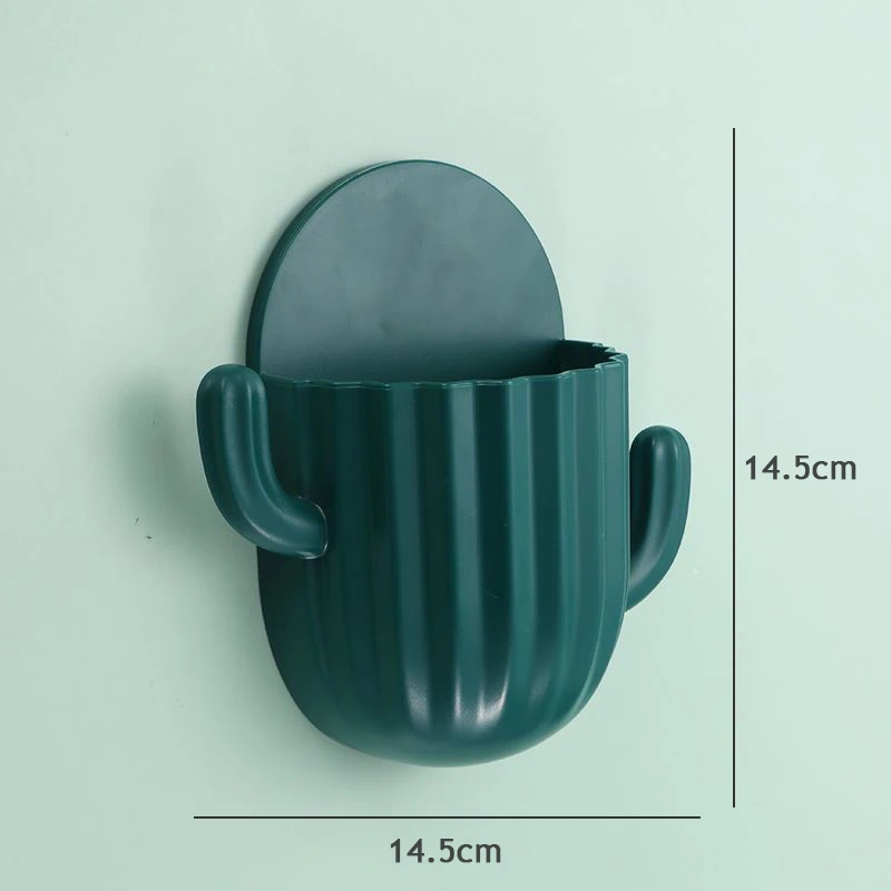 Toothbrush Holder Bathroom Storage Rack Wall Self-adhesive Storage Rack Toothpaste Holder Brush Holder
