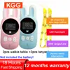 New 2PCS Rabbit Walkie Talkie 3KM Range Handheld Transceiver UHF Radio Lanyard Children Birthday Gift Mini Kids Toys Interphone 1