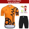 New 2024 Kids Cycling Clothing Bicycle Wear Short Sleeve Jersey with Shorts Set Boy Girl MTB Road Bike Suits Ropa De Ciclismo 1