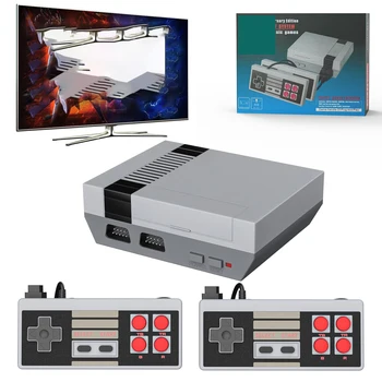 Retro Game Console, AV Classic Video Game System, Built-in 620 Games Dual-Player Mode Console with 2 Controllers, Holiday Gift 1