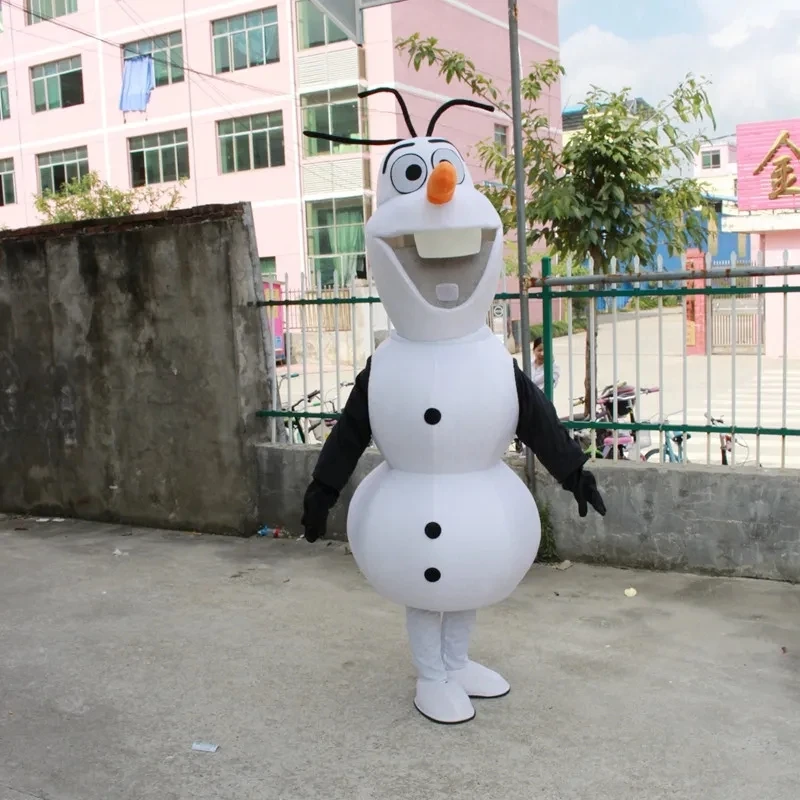MINISO Disney New Cosplay Frozen Snow man Olaf character costume Mascot Advertising Costume Fancy Dress Party Animal carnival