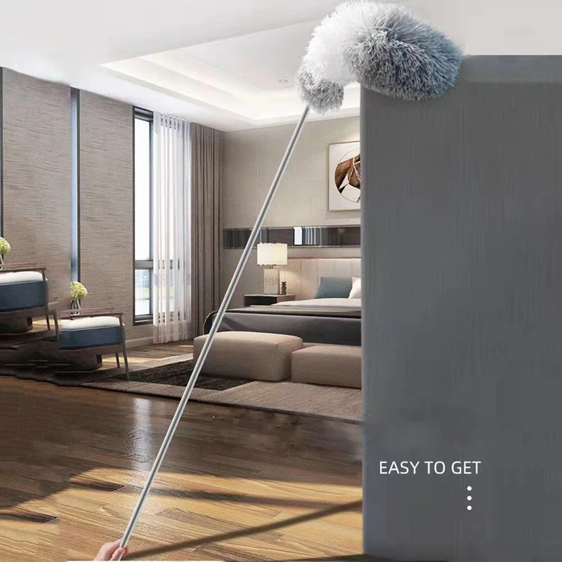 Telescopic Duster Brush Spider Web Dusting Household Cleaning Tool