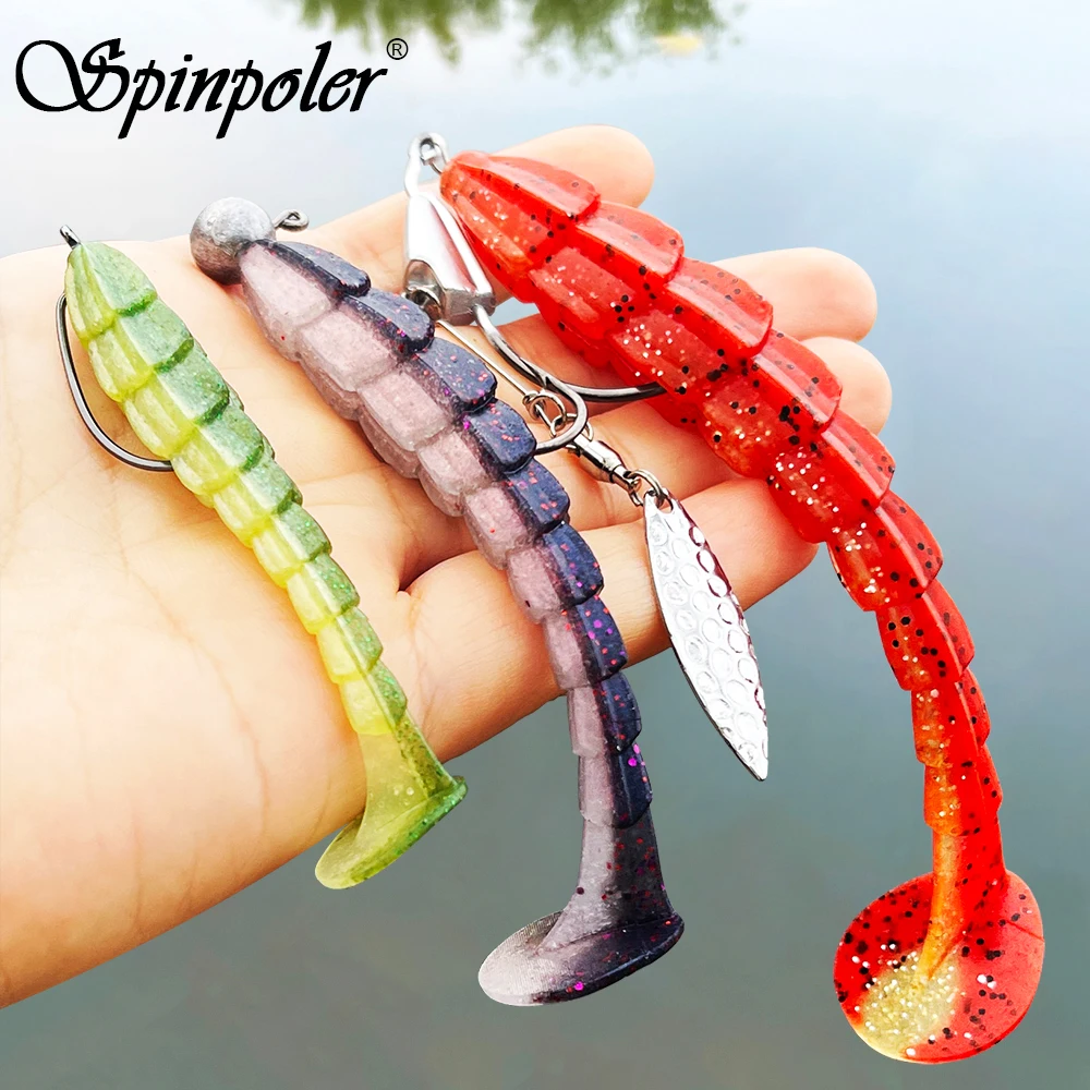 Leurre souple Spinpoler Breaker leurre pêche carnassiers brochet perche truite appât tige queue palette