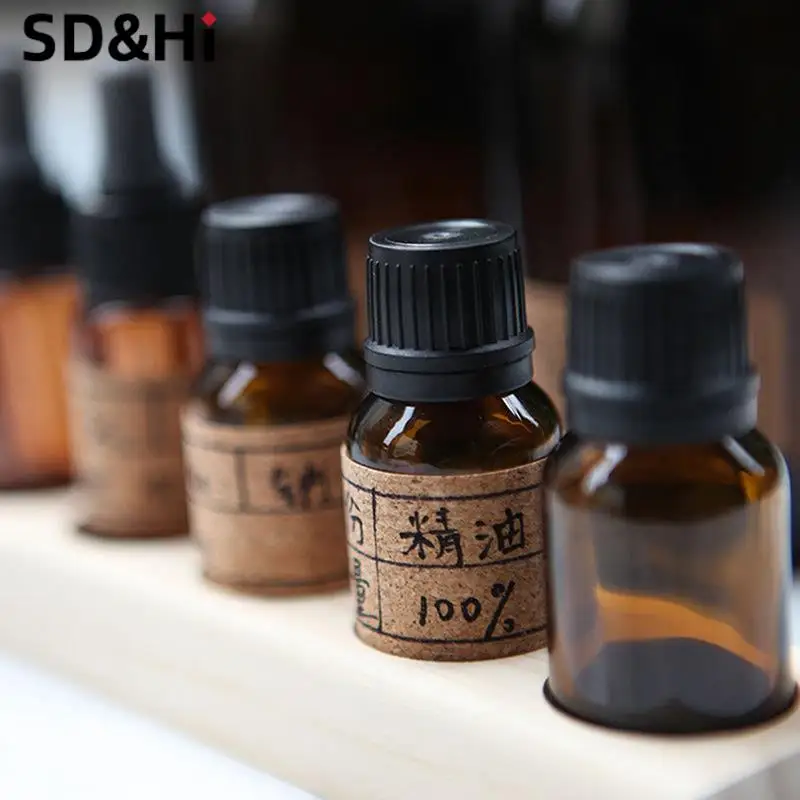 Oak Wooden Labels Stickers Craft Kitchen Bottle Jars Organizer Labels Self-adhesive Stickers Packaging Sealing Label