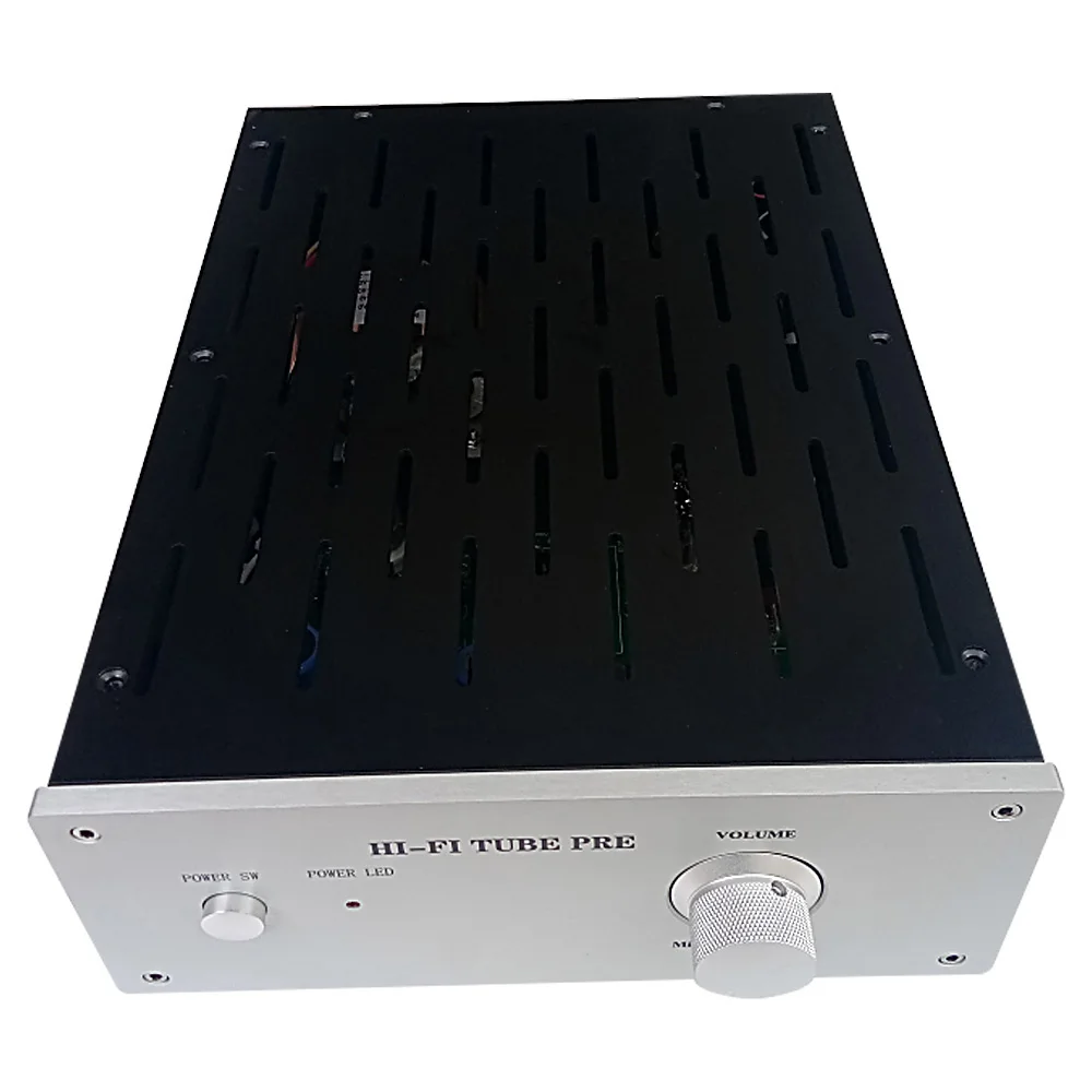 Aiyima Smsl Riferimento Thomas-Johnson Poem Dress Pv12 Tube Preamp 6 U4N 6 Z4 6 X4 12 Au7 Ecc82 Hifi Tube Preamplificatore Amplificatore Audio