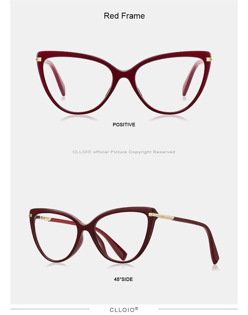 Luxury Cat Eye Glasses – Versatile Reading Glasses Women with Anti Blue Light Lenses