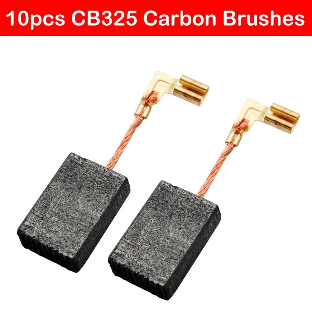 Pack of 10 High-Performance Carbon Brushes for Power Tools