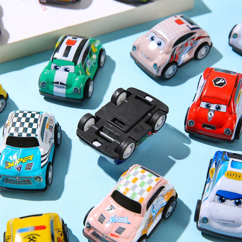 Set of 20 Miniature Alloy Racing Cars - Toy Collection