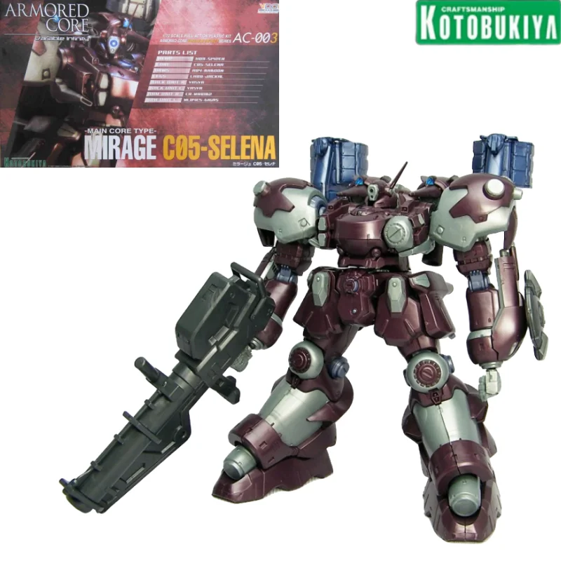 

New Genuine Vi-04 Armored Core 1/72 Mirage C05-Selena Ac-003 Anime Action Figure Assembly Model Toys Collectible Gifts Toys