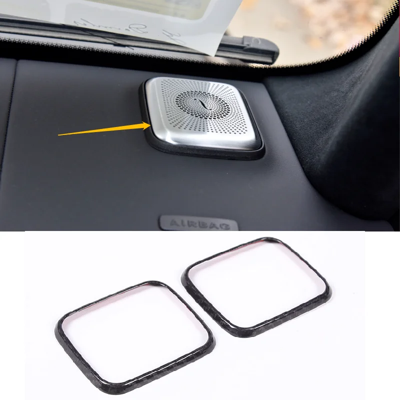 Copertura Del Rivestimento Del Clacson Laterale Della Console Centrale Dell'Auto In Vera Fibra Di Carbonio Per Mercedes Classe G W464 G500 G500 G63 20