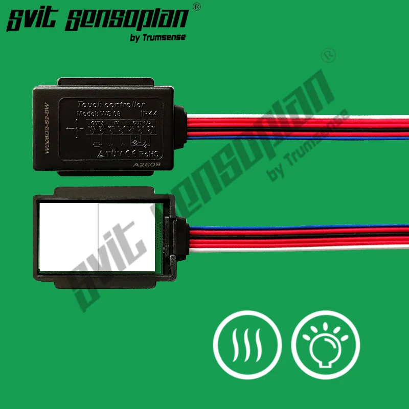 WS08D2, Controle DC, 12V, Faixa de LED,