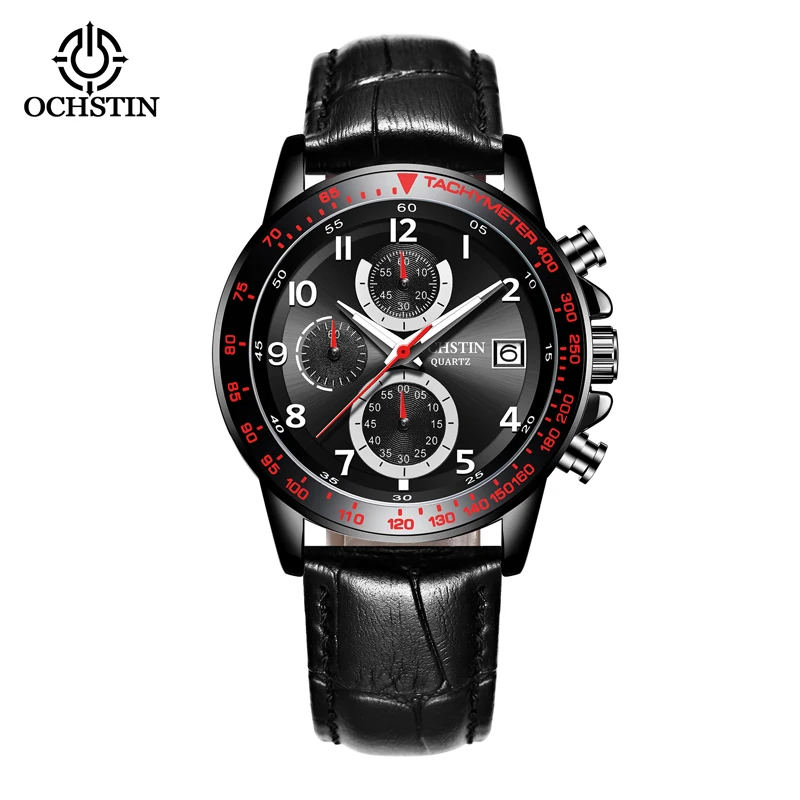 Ochstin Pilot Series Sports Street Multi functional Quartz Movement Waterproof Watch New 2024 Men's Quartz Watch