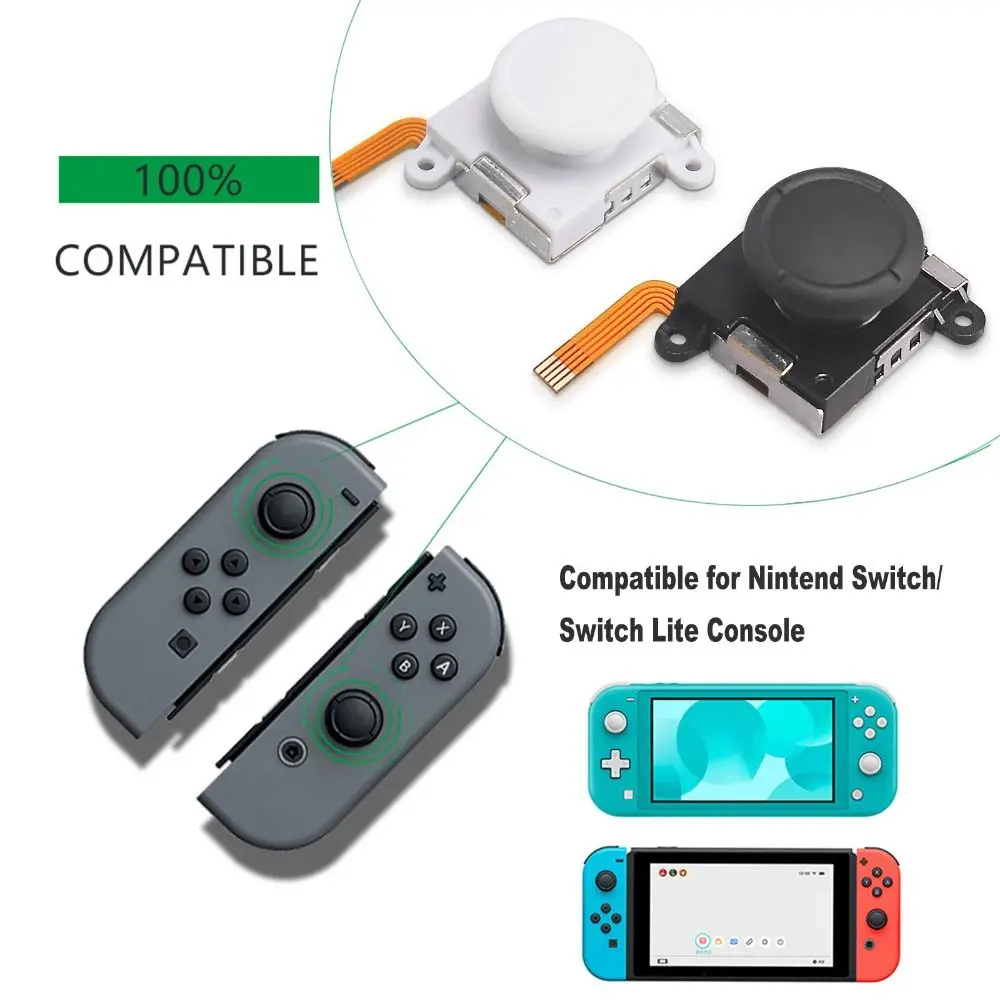 Joystick Module Anti-Drift TMR Electromagnetic 3D Analog Durable Hall ThumbStick High Precision For PS5/PS4/Xbox/Switch Pro For joystick replacement,arcade joystick,game joystick,joystick module