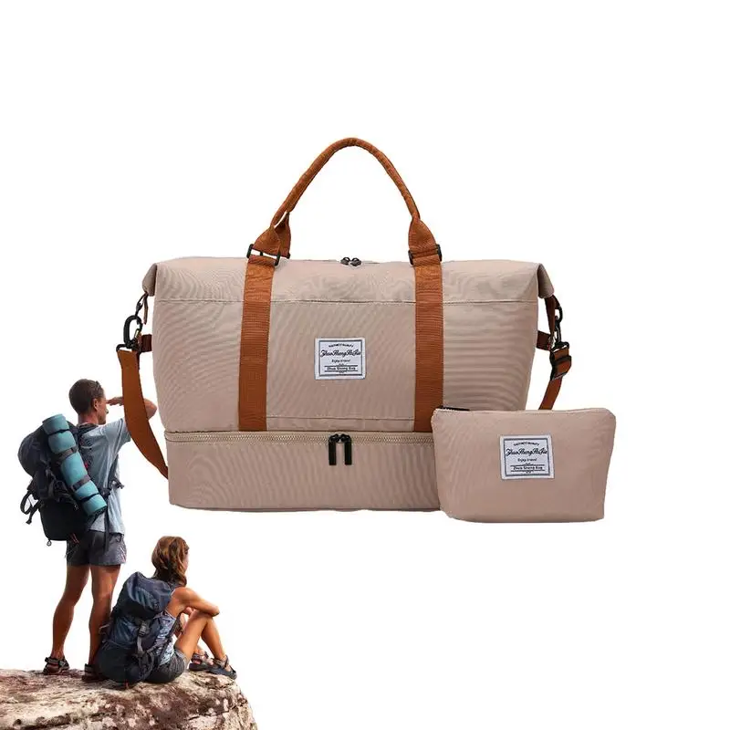 

Foldable Bags For Travel Tote Bag With Large Capacity Lightweight Portable Gym Bag For Air Travel Airplanes Road Trips Cruises