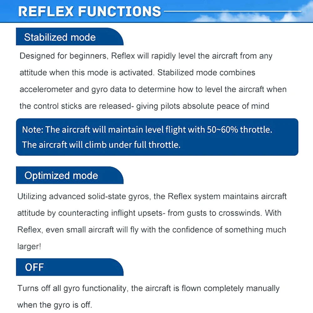 FMS Reflex V3 Flight Controller Gyro Stabilizer for FMS Warbird RC Airplanes 70mm 80mm 980mm 1100mm 1400mm 1700mm 2000mm