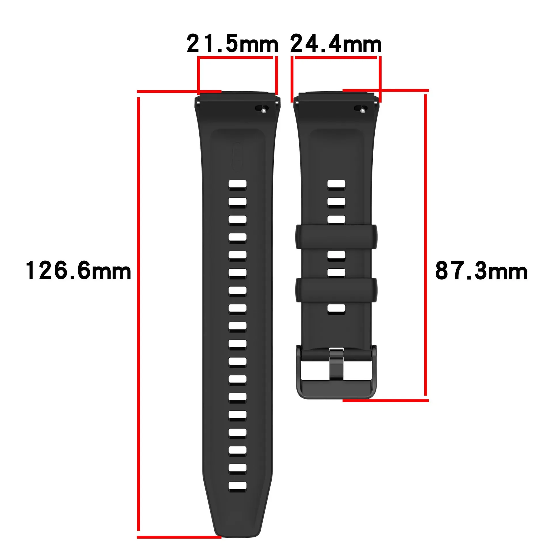 Premium Silicone Sports Band - Adjustable Strap