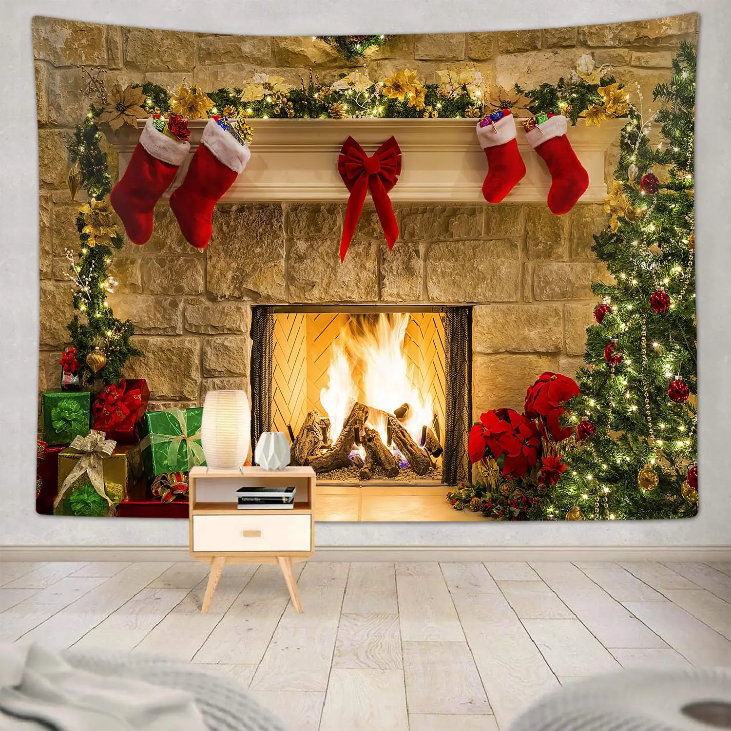 Christmas Tapestry Backdrop 3
