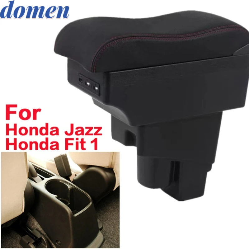 

Подлокотник для Honda Jazz, подлокотник для Honda Fit Jazz 1, автомобильный подлокотник 2004-2007, ящик для хранения, автомобильные аксессуары 2004, 2005, 2006, 2007