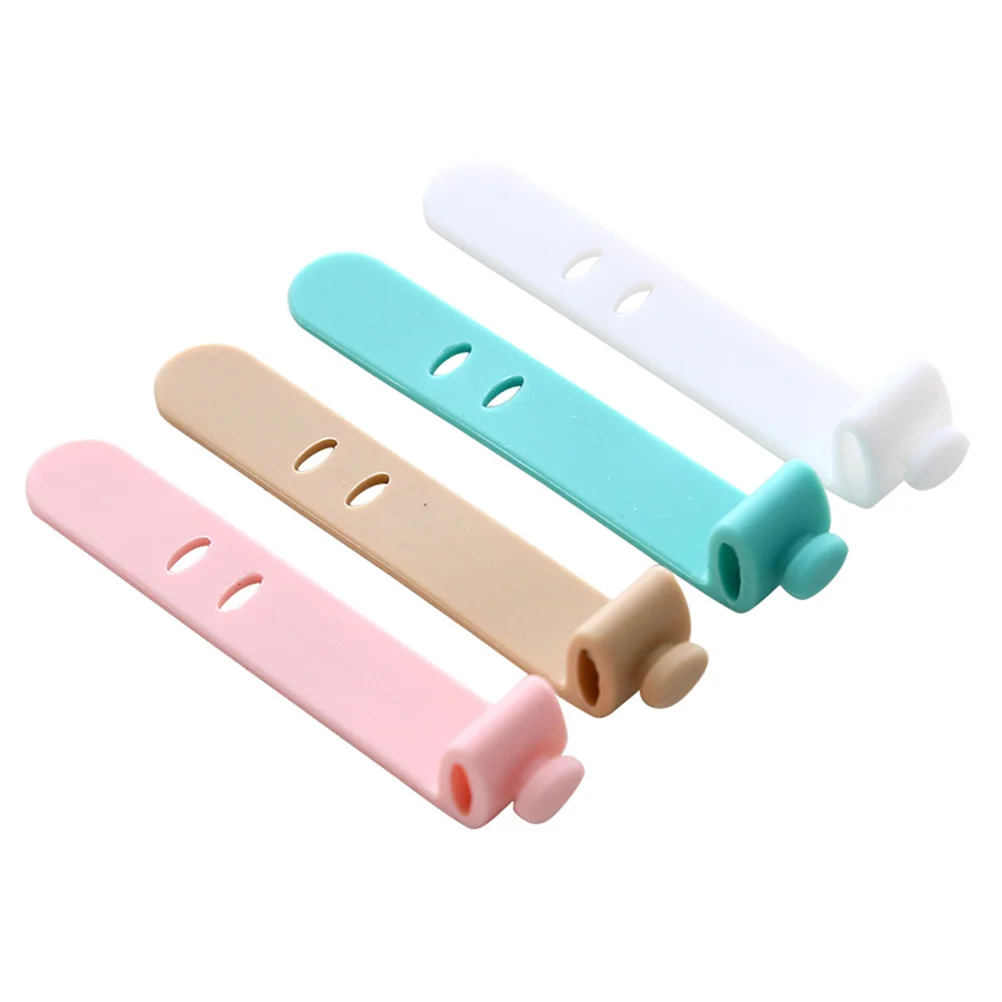 

32 Pcs Cable Organizer Storage Holder Cord Management Head Phones Zipper Winder Plug Tinsel